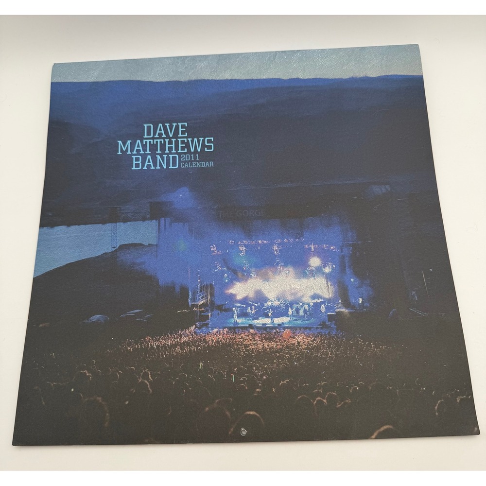 Dave Matthews Band 2011 Wall Calendar Official DMB Concert Photography F482